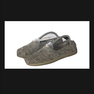 Bobs by Skechers slip ons memory foam Sz 8.5 Gray